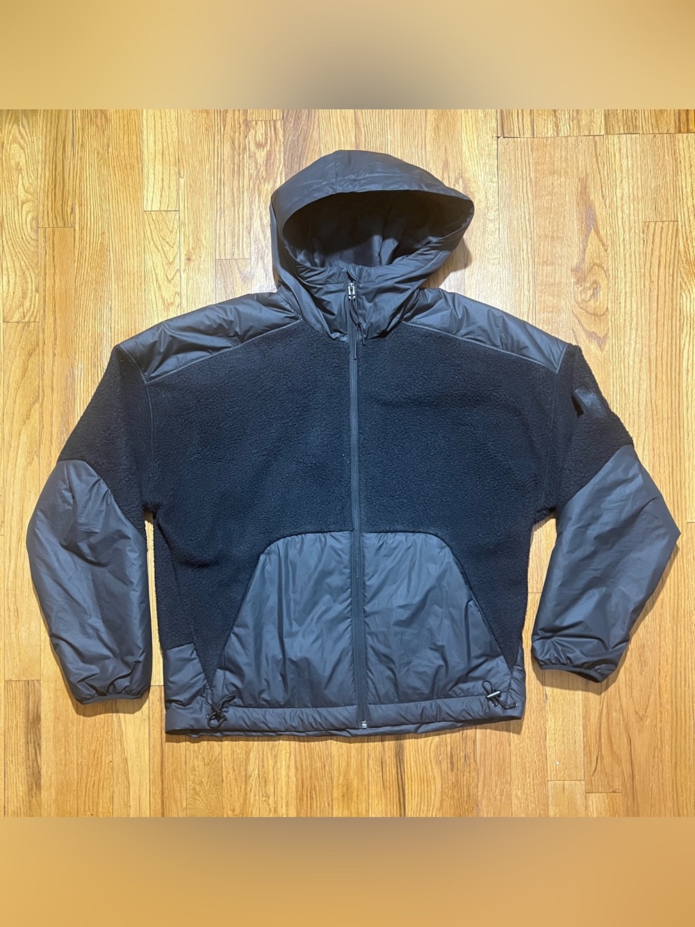 Adidas Insulated City Tech Hybrid Sportswear Men’s Full Zip Fleece Jacket M Gorp